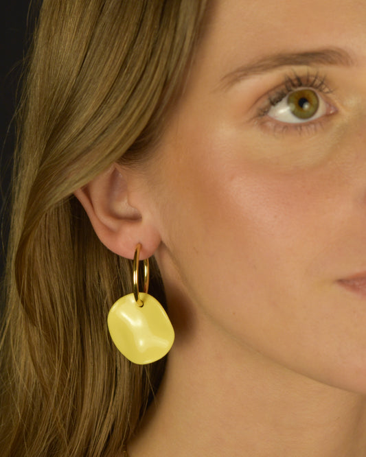OLEA EARRINGS - YELLOW
