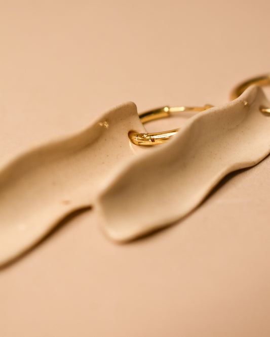 DUNE EARRINGS - NUDE