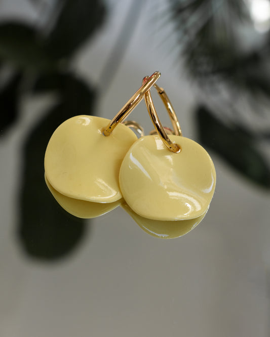 OLEA EARRINGS - YELLOW