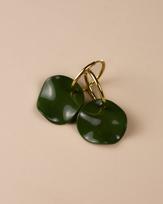 OLEA EARRINGS - GREEN