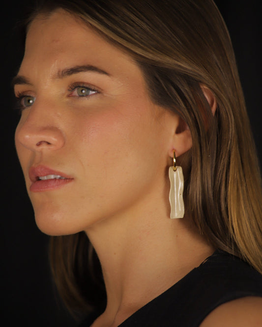 DUNE EARRINGS - NUDE
