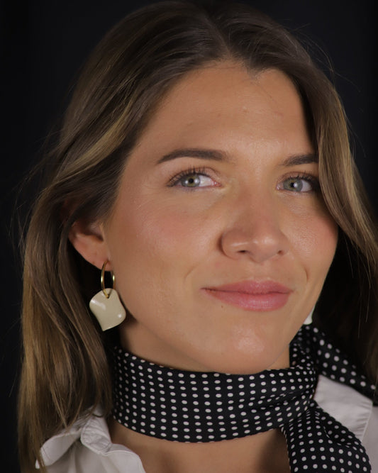 OLEA EARRINGS - NUDE